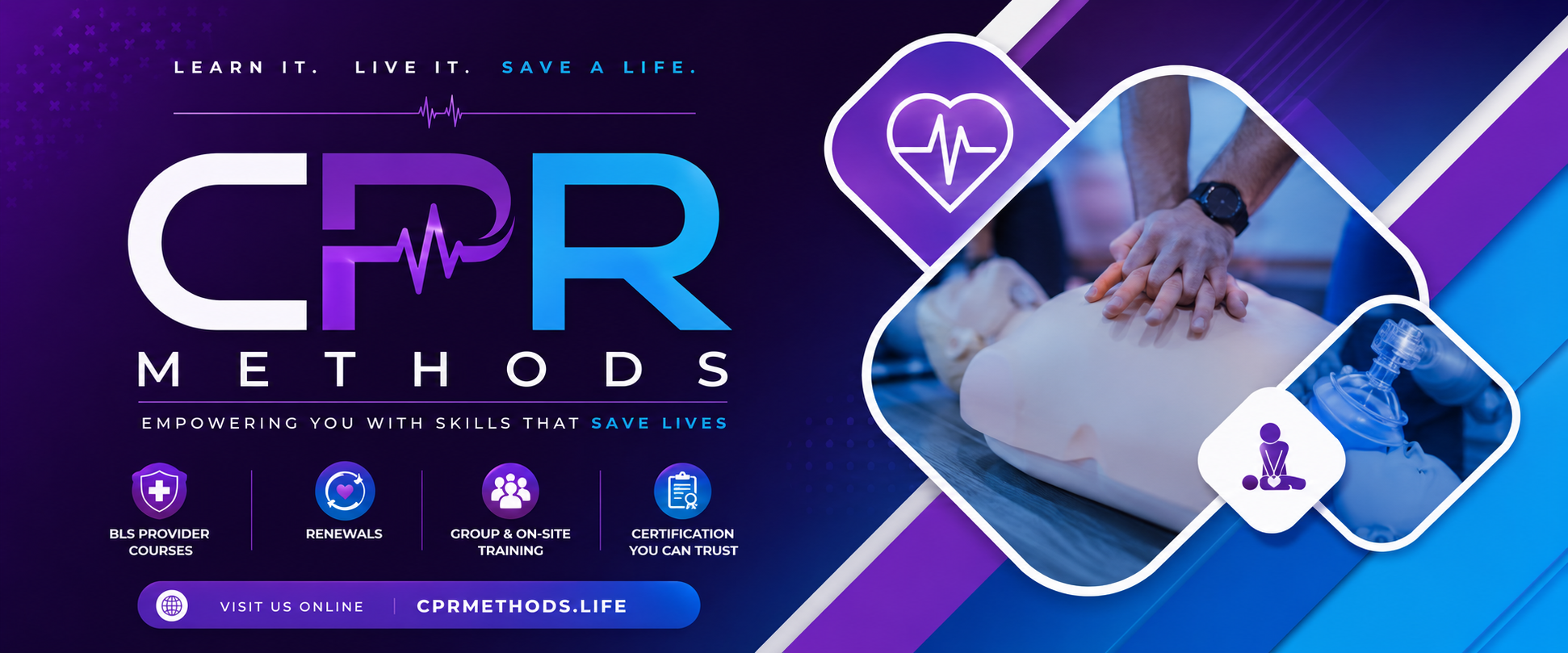 CPR Methods — Learn it. Live it. Save a life.